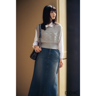 Chân váy jean đuôi cá D.CHIC MS: 388025
