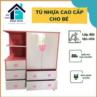 tủ nhựa đài loan cho bé giá rẻ đựng quần áo cho bé trai bé gái chịu lực tốt nhất tặng stick