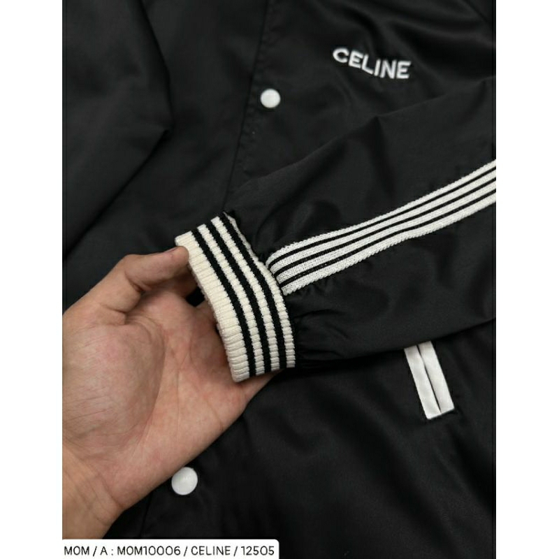 Áo khoác nam nữ bomber varsity celine gió