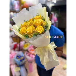 Bó Hoa Sáp Đẹp Nhiều Màu – Quà Tặng Sinh Nhật, 20/10, 20/11, 8/3