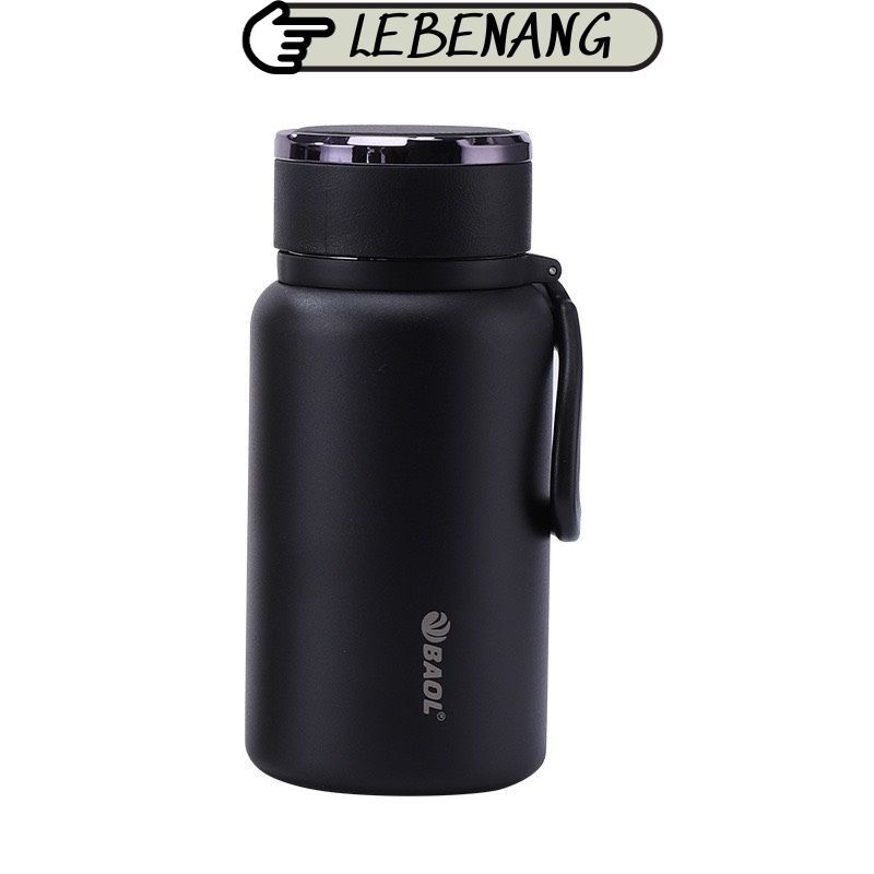 Bình giữ nhiệt BaoL inox 304  cao cấp 2 kích cỡ nắp kín chống tràn Lebenang
