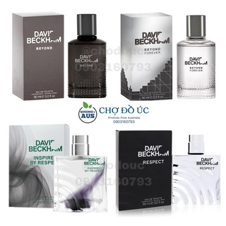 Nước hoa nam david beckham beyond - respect - edt 90ml - nhập úc tem chemist warehouse