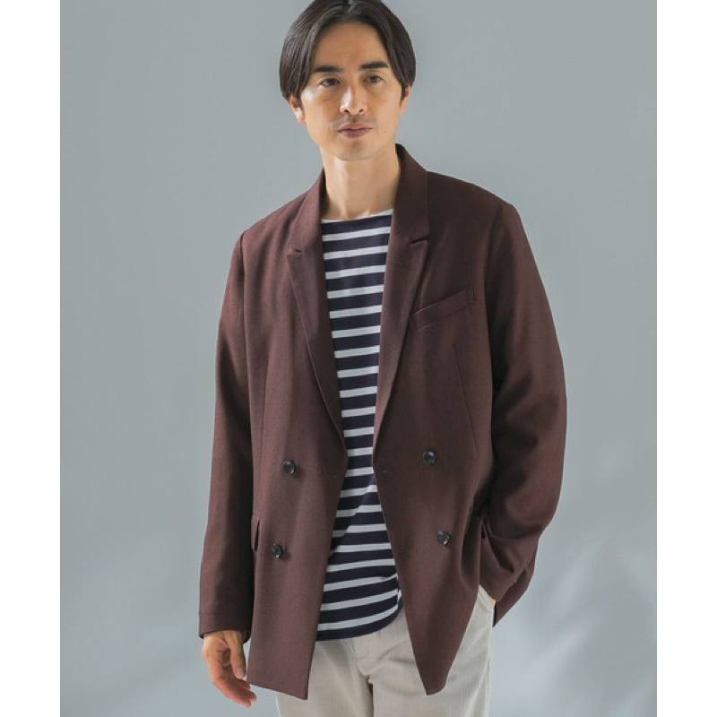 Khoác vest nam SPAO mens double-breasted sport coat