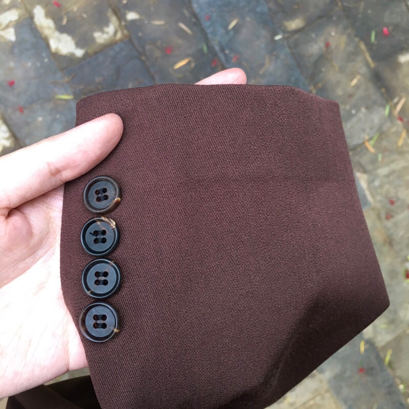 Khoác vest nam SPAO mens double-breasted sport coat