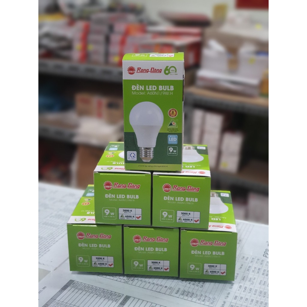 Bóng Led bulb 9w Rạng Đông đui xoáy E27
