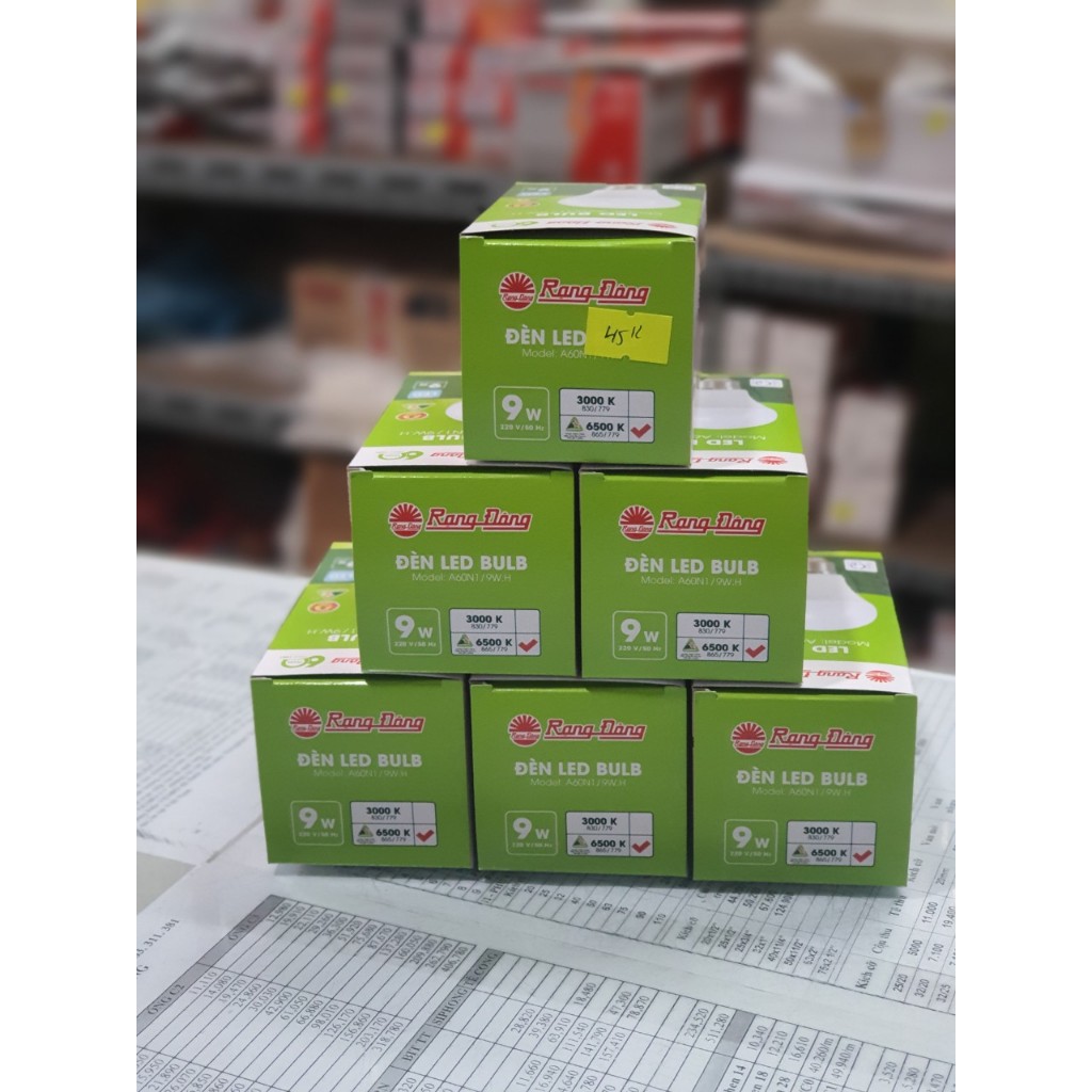 Bóng Led bulb 9w Rạng Đông đui xoáy E27