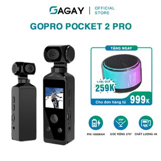 Pocket 2 4K thể thao, đa dạng chức năng, camera mini máy quay phim cầm tay chống rung chất lượng cao GAGAY