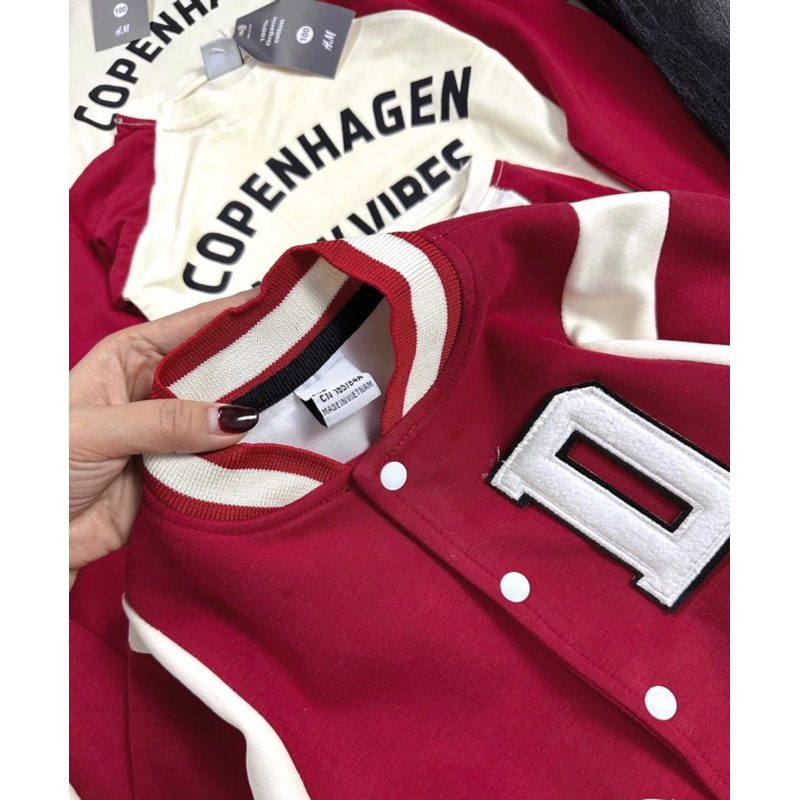 Set bộ 3ct áo phông áo bomber quần jeans cho bé trai