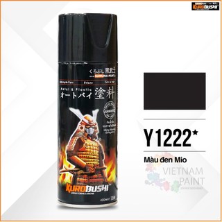Sơn xịt samurai kurobushi - màu đen mio yamaha y1222 sơn xe máy
