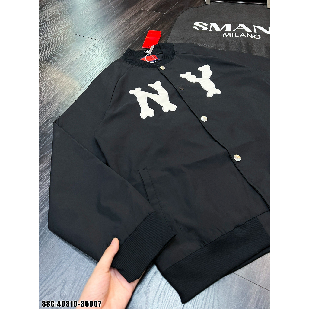 Áo Bomber unisex AN-26 chất gấm dệt tàu hai lớp thể thao phong cách HÀN QUỐC