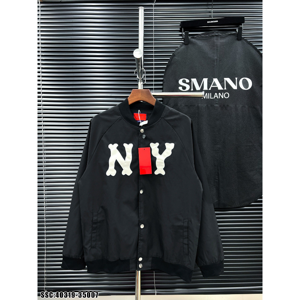 Áo Bomber unisex AN-26 chất gấm dệt tàu hai lớp thể thao phong cách HÀN QUỐC