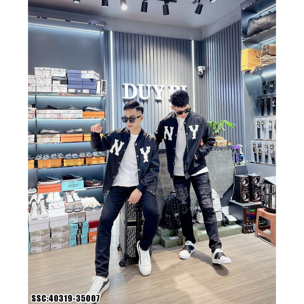 Áo Bomber unisex AN-26 chất gấm dệt tàu hai lớp thể thao phong cách HÀN QUỐC