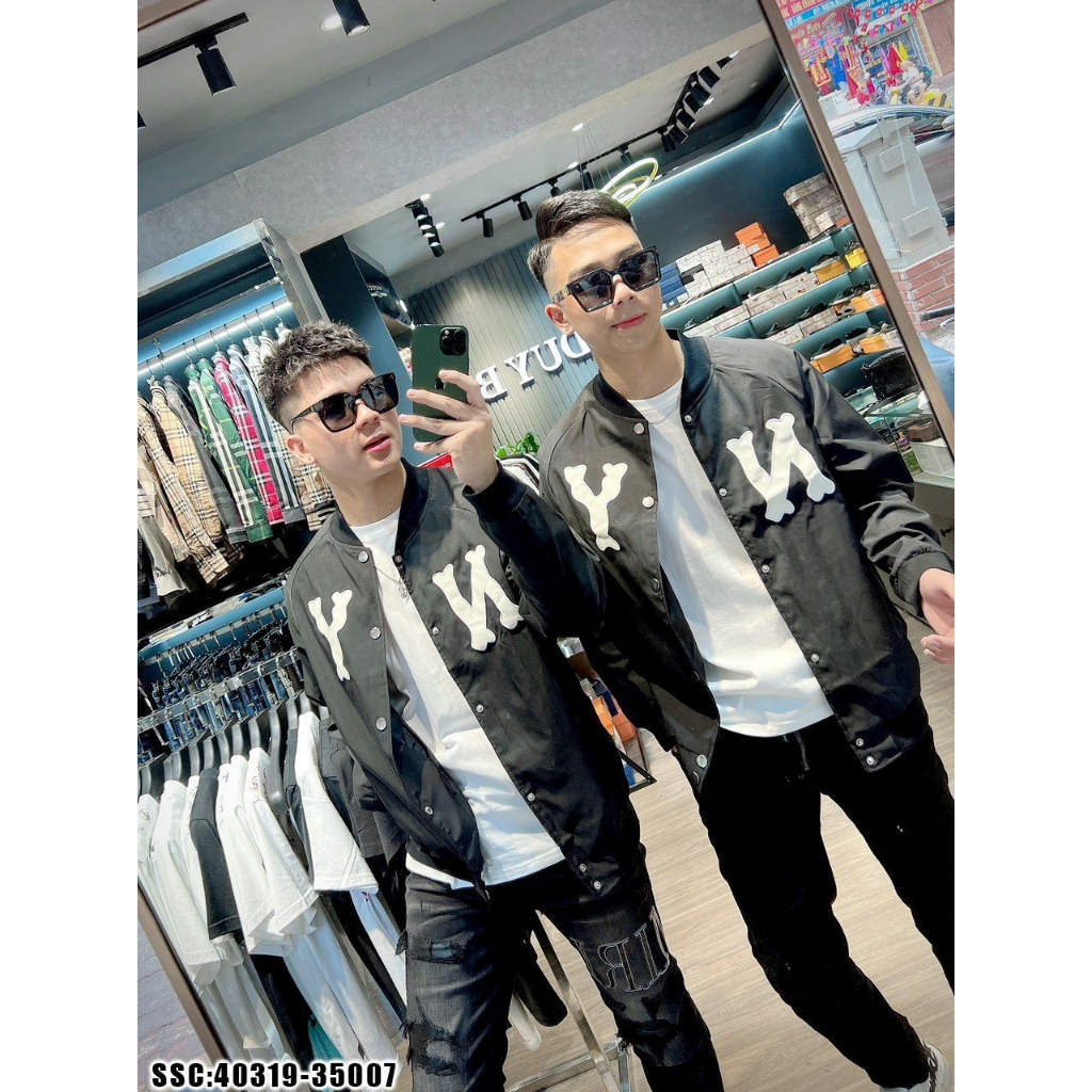 Áo Bomber unisex AN-26 chất gấm dệt tàu hai lớp thể thao phong cách HÀN QUỐC