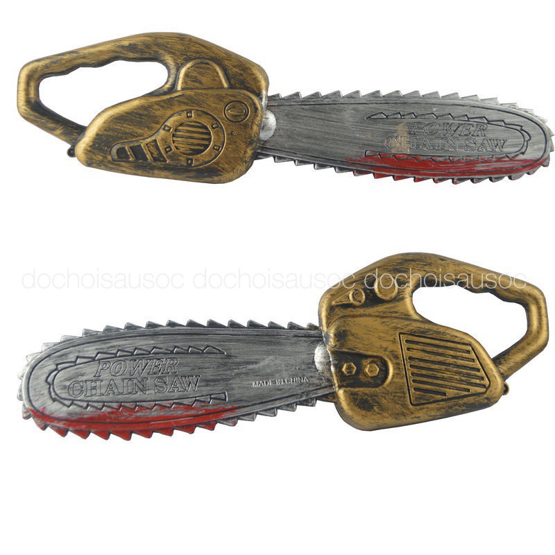 Đồ chơi dụng cụ mỏ lết, cưa, rìu… bằng nhựa hóa trang Halloween