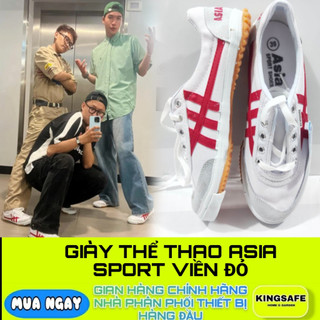 Giày vải thể thao asia sọc đỏ , chính hãng , chất lượng , độ bền cao