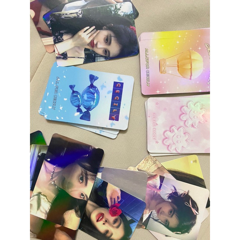 Bộ photo card 50 tấm in hologram Cúc Tịnh Y mẫu 2023