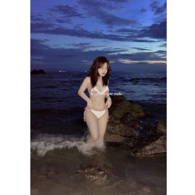 Set bikini dâu - bikini móc len - gnic.studio