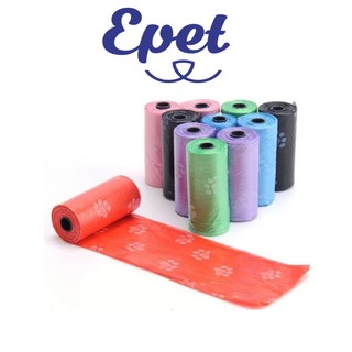 Túi đựng phân mèo, Túi đựng phân mèo tự phân hủy cuộn 15 túi 30x20cm