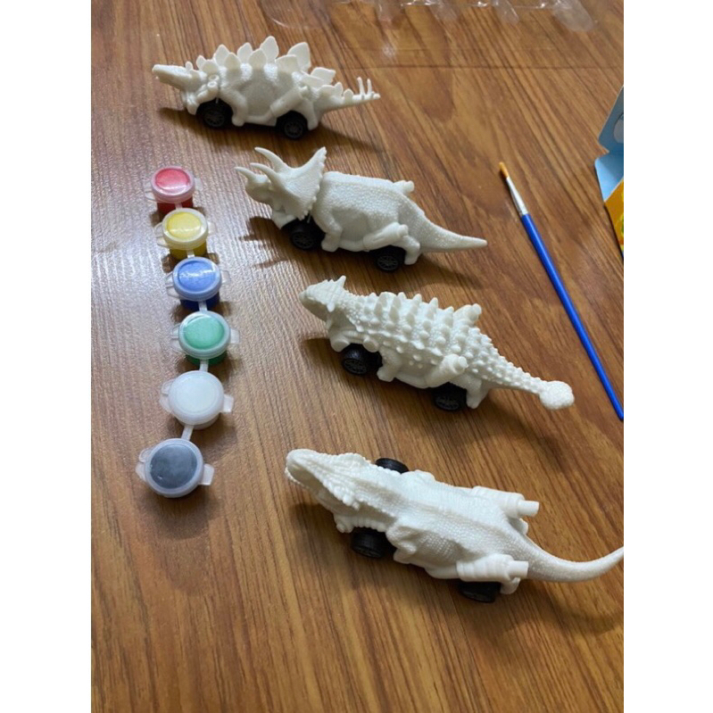 Bộ đồ chơi tô tượng khủng Long bánh đà sáng tạo hkm Susu Hero