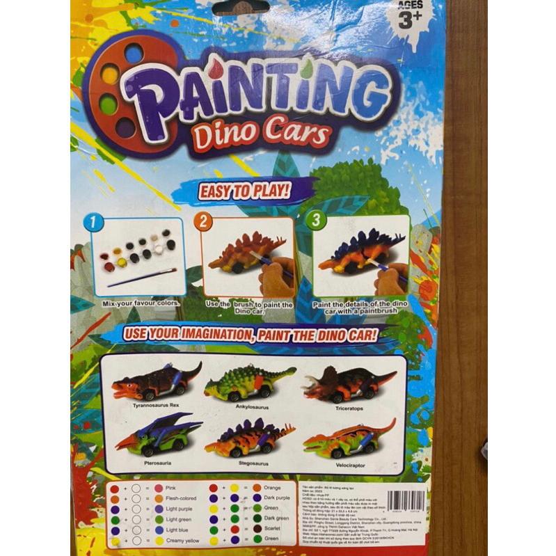 Bộ đồ chơi tô tượng khủng Long bánh đà sáng tạo hkm Susu Hero