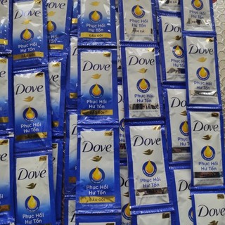 Dầu gội - xả dove phục hồi hư tổn dây 10 gói