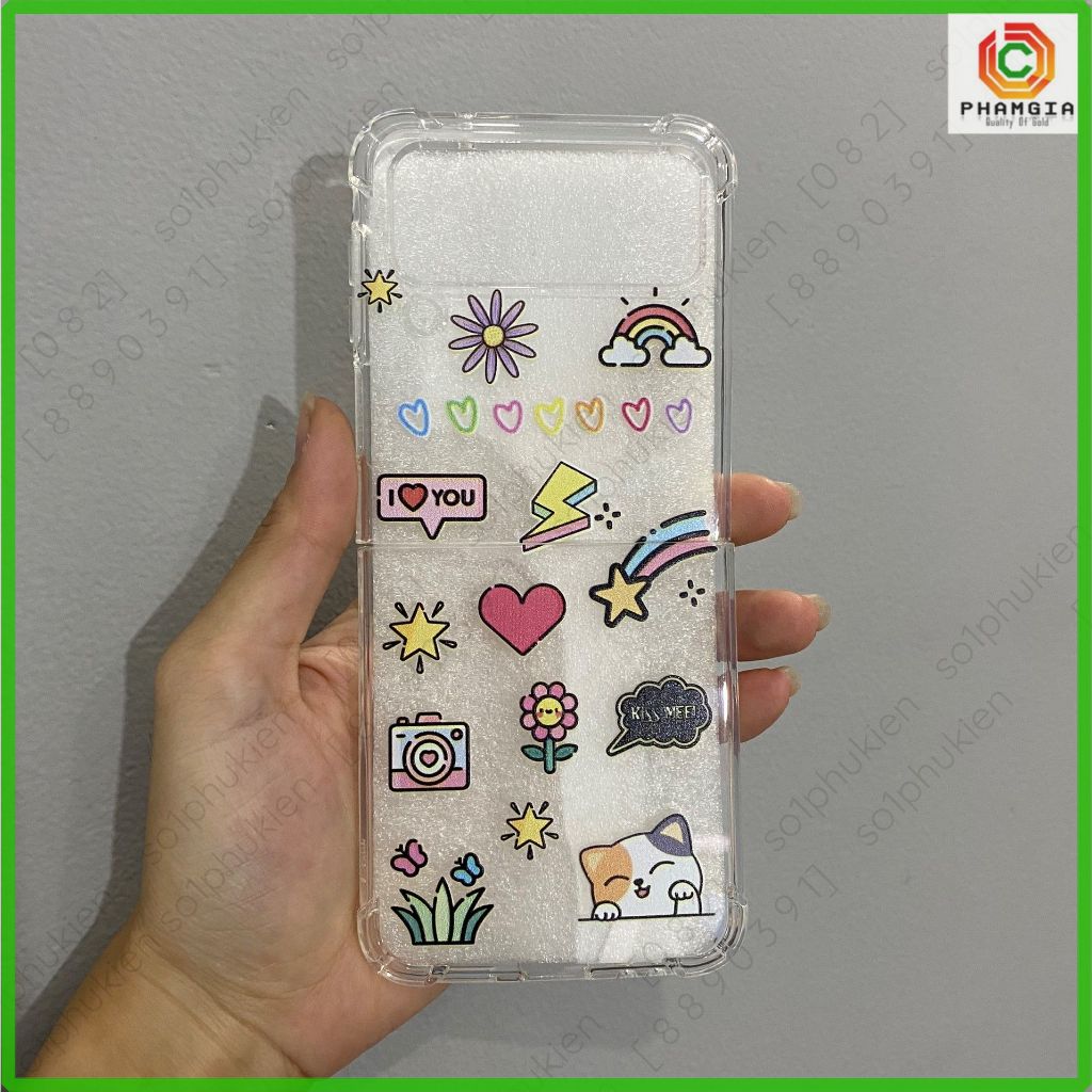 Ốp Samsung Galaxy Z Flip5 5G / Z Flip 5 / Z Flip4 5G / Z Flip 4 / Z Flip3 5G / Z Flip 3