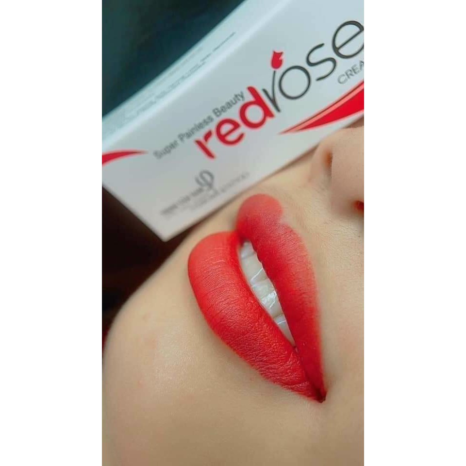 Tuýp Kem Tee Red Rose, Bọ.Cap L1 Chuyên Dùng Trong Phun Xăm Thẩm Mỹ