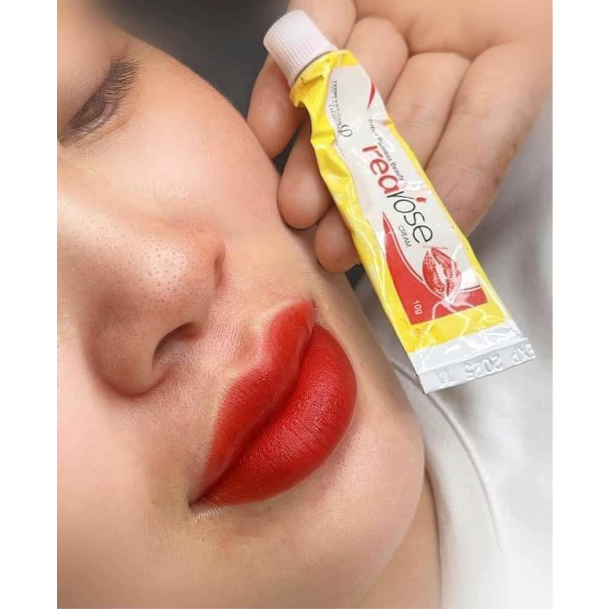 Tuýp Kem Tee Red Rose, Bọ.Cap L1 Chuyên Dùng Trong Phun Xăm Thẩm Mỹ
