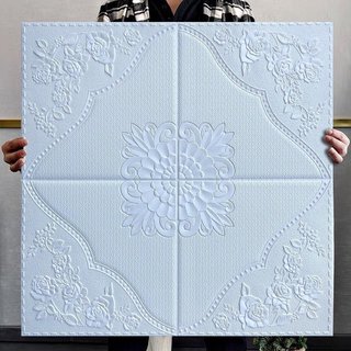 Xốp dán tường 3d hoạ tiết đủ mẫu, giá rẻ KT 70x70 cm, mặt sau có sẵn keo