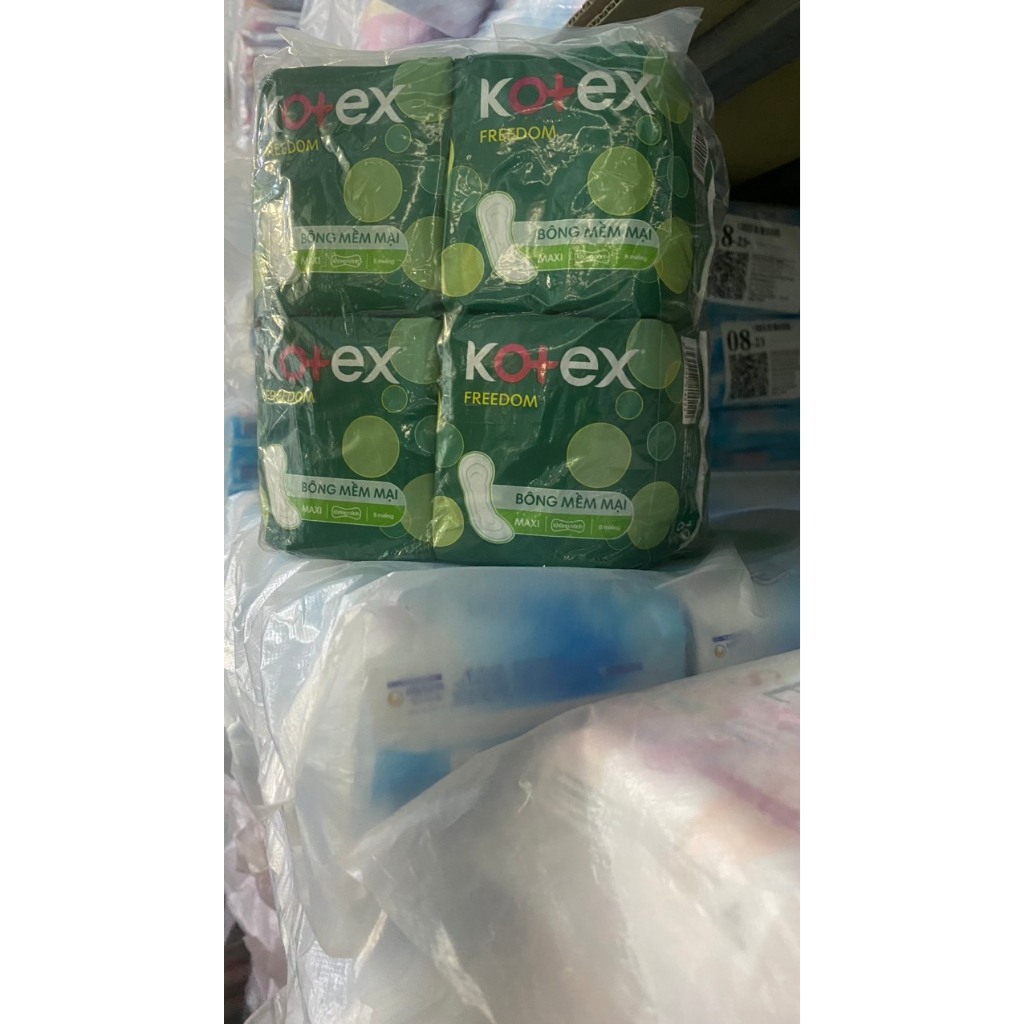 8 Gói Băng Vệ Sinh Kotex Freedom ko cánh
