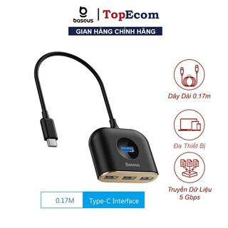 Adapter - Bộ Chia HUB Ra 4 Cổng USB 3.0 Chuyển Đổi Từ Type C Ra 4 Cổng USB Hoặc Từ USB Ra 4 Cổng USB