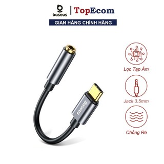 Cáp âm thanh type-c to jack aux 3.5 mm baseus l54 - topeom