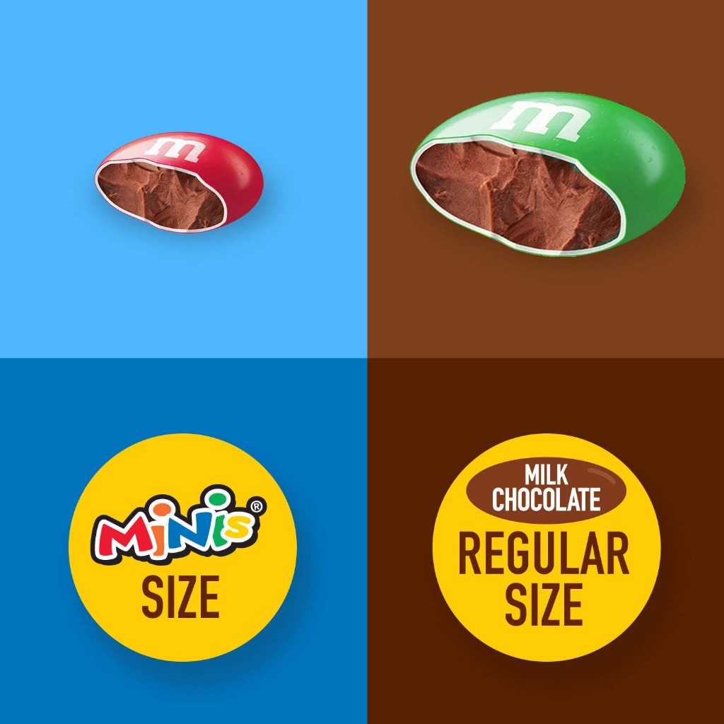 Kẹo Socola M&M Minis Milk Chocolate Candy Tubes Hàng Mỹ date 2/2024