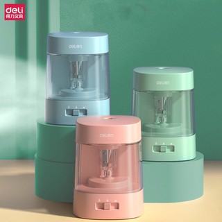 Gọt bút chì điện tự động Deli tiện lợi, an toàn và bảo vệ người dùng 68658A