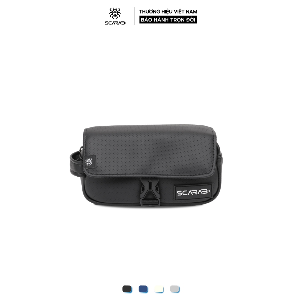 SCARAB URBAN PENCIL CASE - HỘP BÚT CHẤT LIỆU DA SIMILI CAO CẤP TRƯỢT NƯỚC TỐT