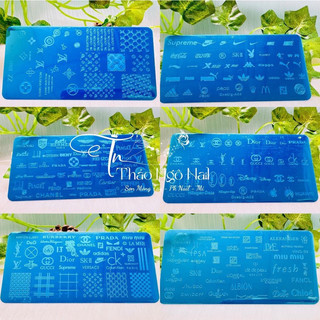 Khuôn in nail nhiều mẫu thương hiệu