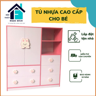 Tủ nhựa đài loan cho bé TB11 kt 125*107 giá gốc tại xưởng [ Hình ảnh thật] Chắc Chắn Miễn Phí Lắp Đặt