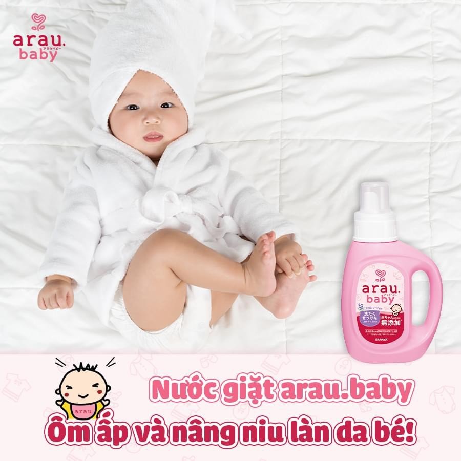 Nước giặt Arau Baby dạng chai 800ml