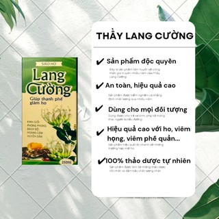Siro ho - siro ho lang cường - siro ho thảo mộc
