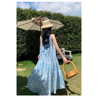 [HÀNG QC] Đầm maxi cố yếm gợi cảm