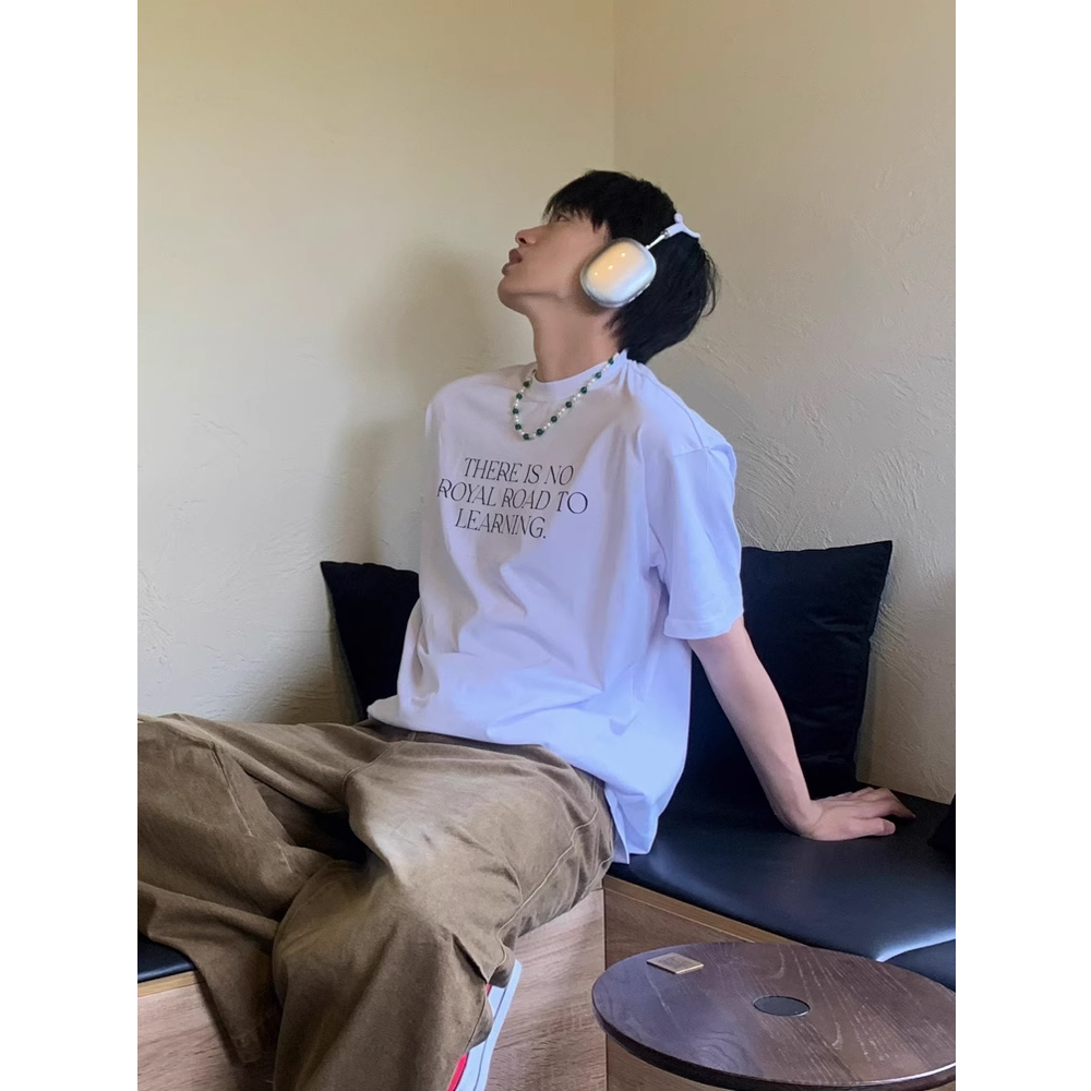 Áo thun stee cổ tròn tay lỡ unisex ROYAL LUX TSP |TAYSONE|