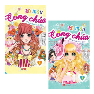 Sách thiếu nhi - Tô màu công chúa - Công chúa sành điệu