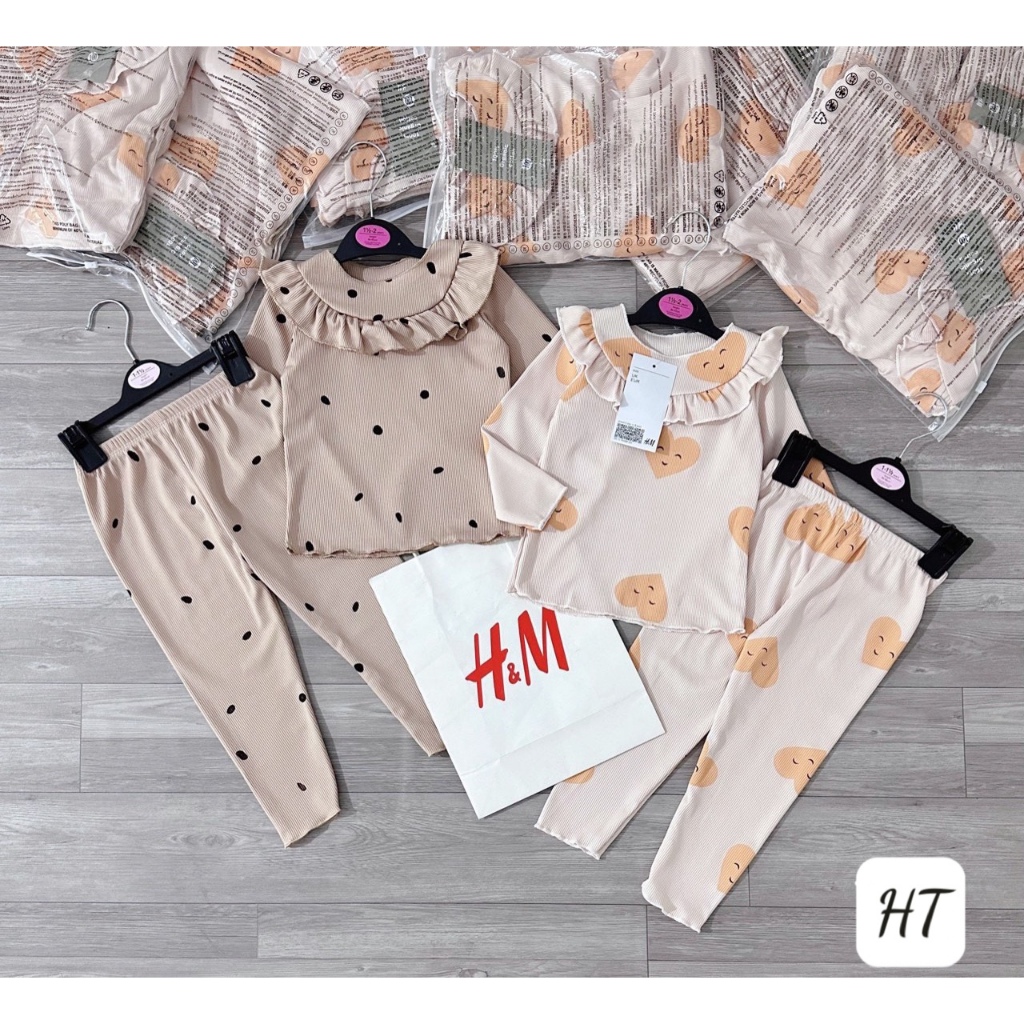 COMBO 2B BÉ GÁI GAM MÀU PASTEL CAM VÀ NÂU CƯNG XỈU