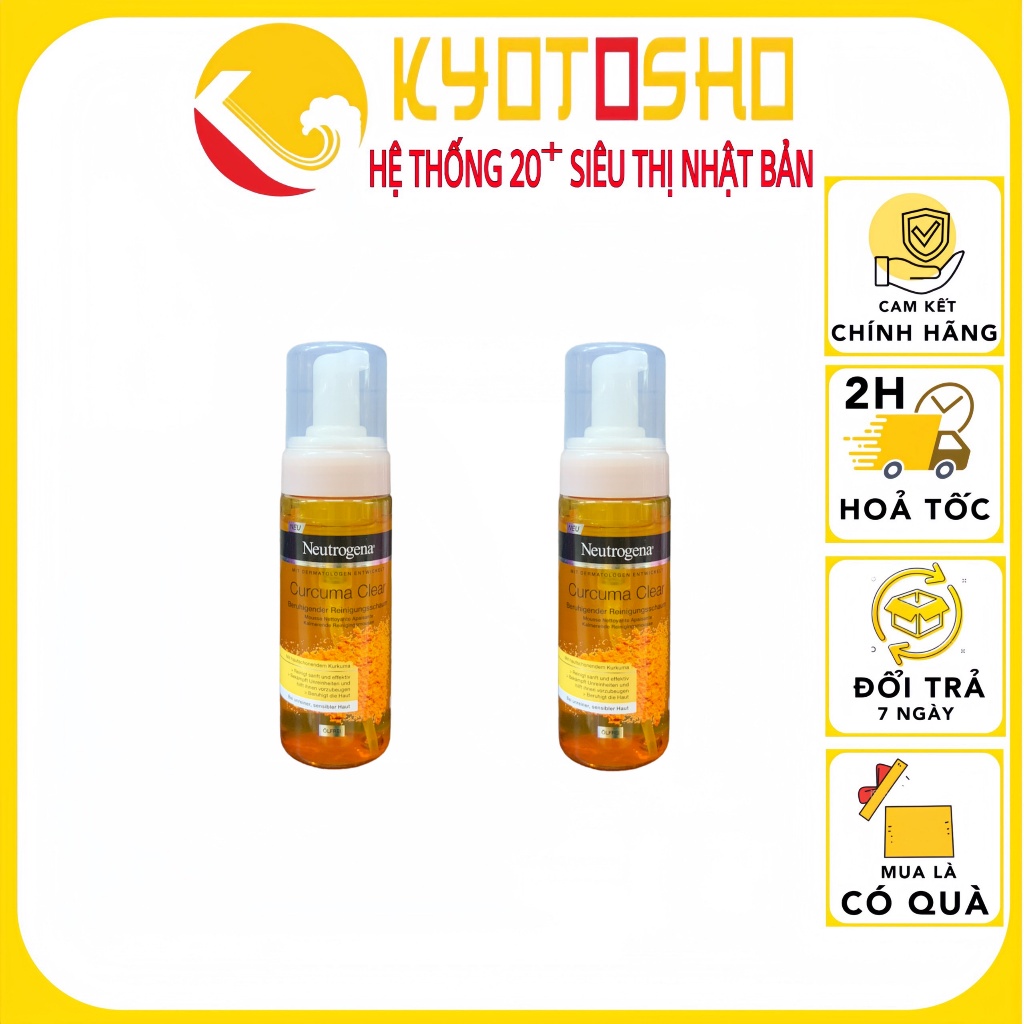 Sữa Rửa Mặt Tạo Bọt Từ Tinh Nghệ 150ml
