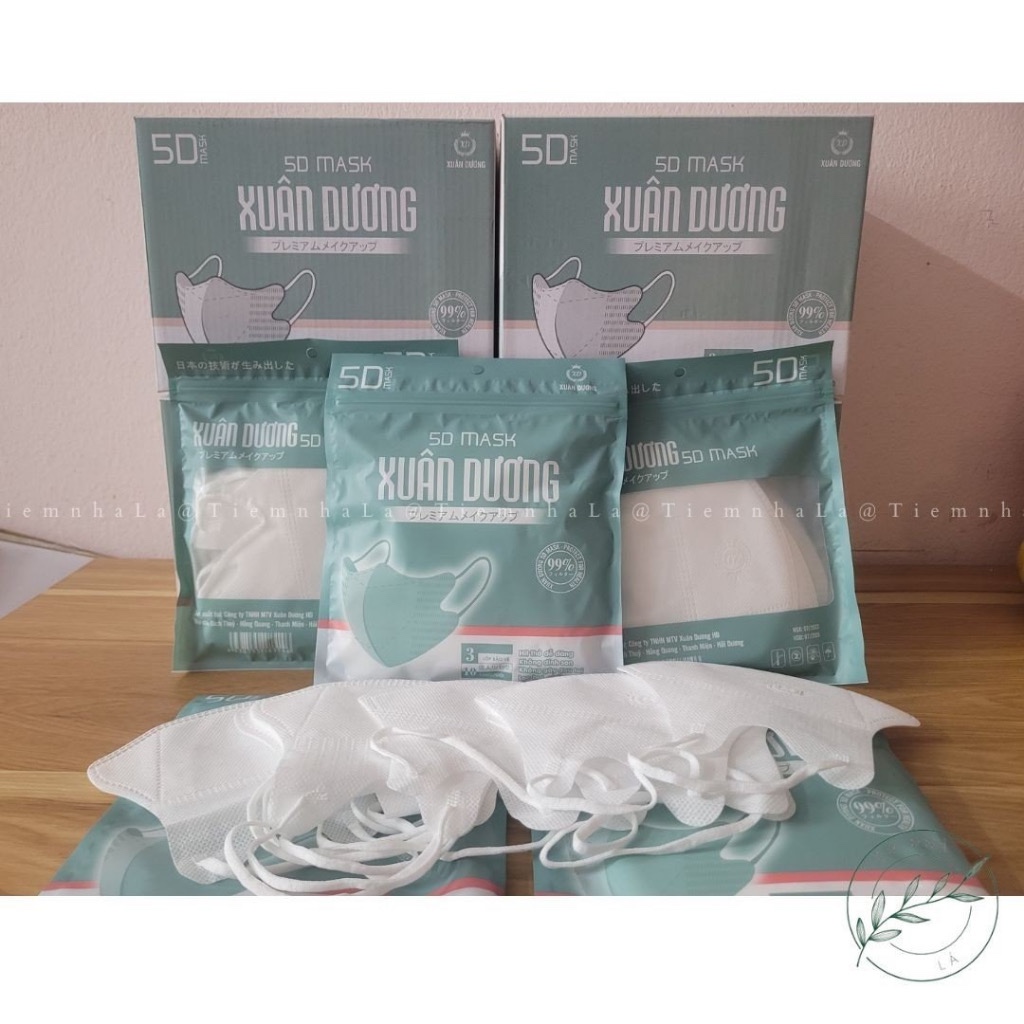 Khẩu trang 5D Mask kháng khuẩn và bụi cao cấp Xuân Dương Only Store