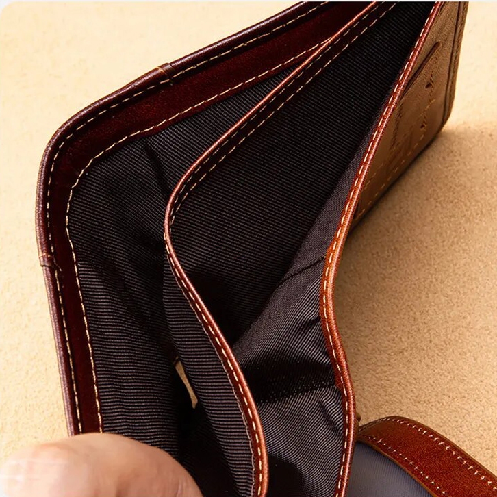 Ví nam zen11 bóp nam da bò nappa cao cấp, ví da nam dáng đứng thiết kế nhiều ngăn, bảo hành 06 tháng - Zen leather