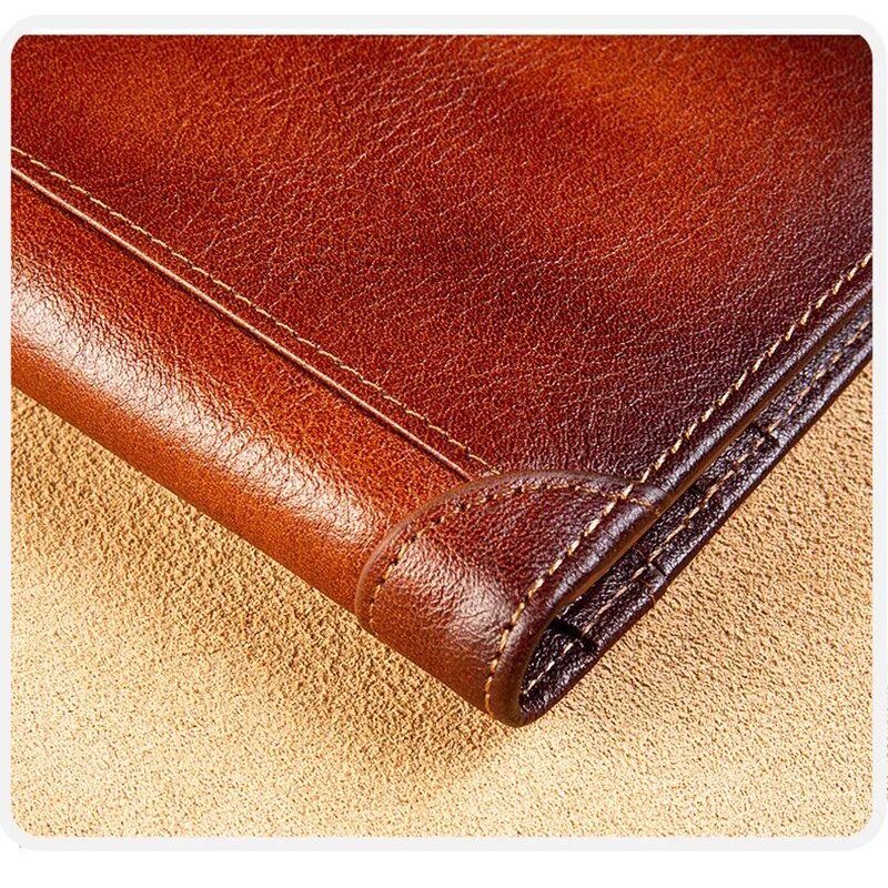 Ví nam zen11 bóp nam da bò nappa cao cấp, ví da nam dáng đứng thiết kế nhiều ngăn, bảo hành 06 tháng - Zen leather