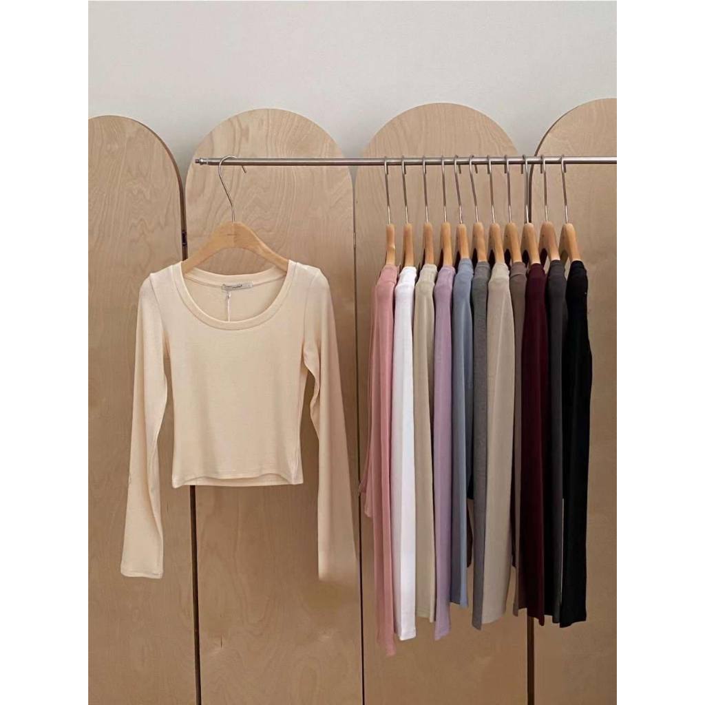 Áo Thun Molorda Trơn Cổ Rộng Mã 602542