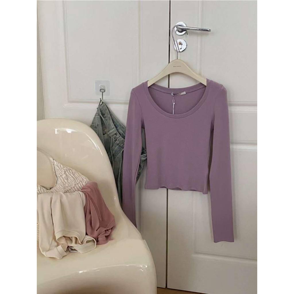 Áo Thun Molorda Trơn Cổ Rộng Mã 602542