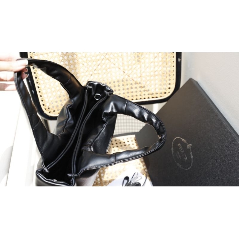 Túi xách nữ Prada SHOPPING sz28cm chất da lì mềm sụn lót kèm  tag cực chảnh hộp hãng